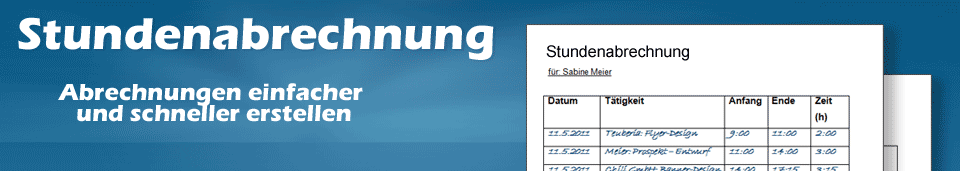 Stundenabrechnung
